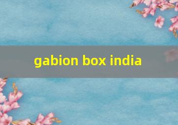 gabion box india